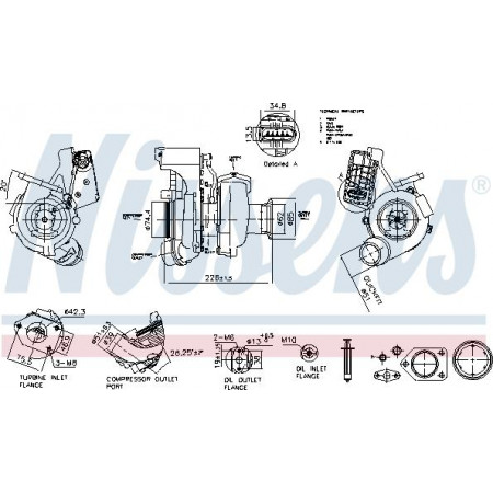 Compresseur, système de suralimentation Nissens 93564