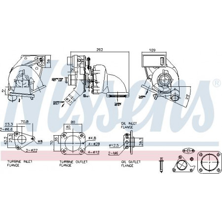 Kompressor, Aufladesystem Nissens 93517