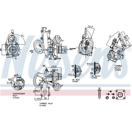 Compresseur, système de suralimentation Nissens 93524