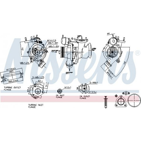 Compresseur, système de suralimentation Nissens 93526