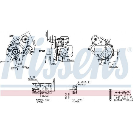 Kompressor, Aufladesystem CITROEN JUMPY (BU_, BV_, BW_, BX_), Tragrahmen, 10.1999 - 10.2006 Nissens 93094