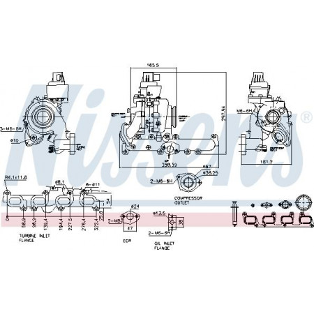 Kompressor, Aufladesystem SKODA ROOMSTER Praktik (5J), Van, 03.2007 - 05.2015 Nissens 93098
