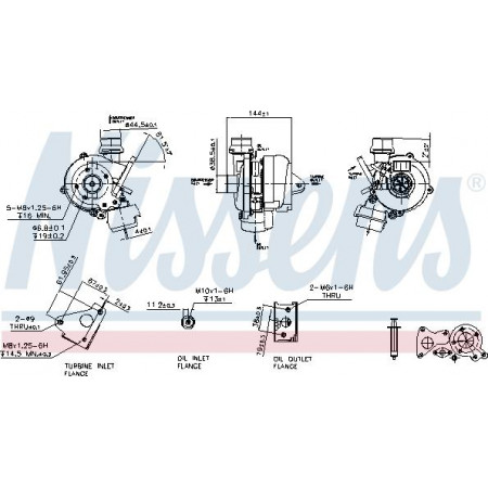 Kompressor, Aufladesystem RENAULT CLIO II (BB_, CB_), Schrägheck, 03.1998 - Nissens 93092