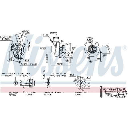 Kompressor, Aufladesystem MITSUBISHI GALLOPER (JK-01), Crossover, 09.1998 - 12.2003 Nissens 93065