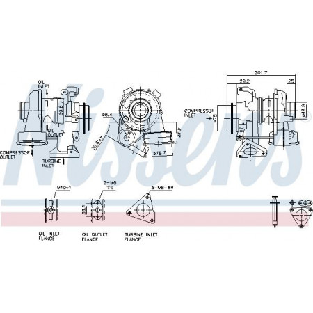 Compresseur, système de suralimentation MERCEDES-BENZ CLASSE A (W169), Berline 3/5 portes, 09.2004 - 06.2012 Nissens 93081