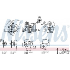 Turbocompresor Nou cu set de garnit DACIA LOGAN LOGAN EXPRESS LOGAN MCV SANDERO NISSAN KUBISTAR MICRA III NOTE RENAULT LOGAN I (KS_), Turism, 04.2007 - Nissens 93087