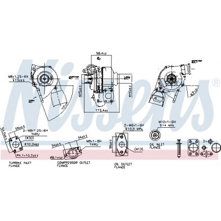 Kompressor, Aufladesystem PEUGEOT 207 SW (WK_), Touring, 02.2007 - 12.2013 Nissens 93037