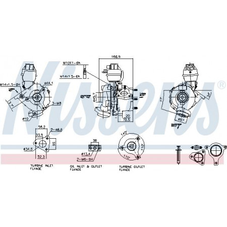 Kompressor, Aufladesystem AUDI A6 Avant (4G5, 4GD, C7), Touring, 05.2011 - 09.2018 Nissens 93074