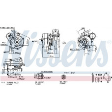 Compressore, sistema di sovralimentazione PEUGEOT 206 SW (2E/K), Touring, 07.2002 - Nissens 93070