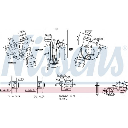Kompressor, Aufladesystem DACIA DUSTER (HS_), Crossover, 04.2010 - 01.2018 Nissens 93072