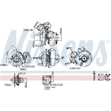 Kompressor, Aufladesystem BMW X5 (E53), Crossover, 01.2000 - 12.2006 Nissens 93144