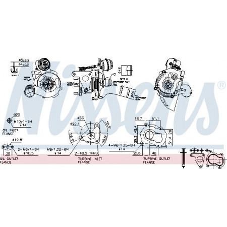 Kompressor, Aufladesystem RENAULT KANGOO Express (FC0/1_), 08.1997 - Nissens 93163