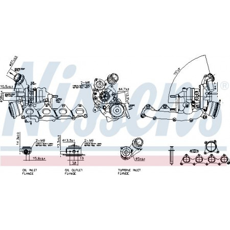 Kompressor, Aufladesystem VW GOLF V (1K1), Schrägheck, 10.2003 - 02.2009 Nissens 93112
