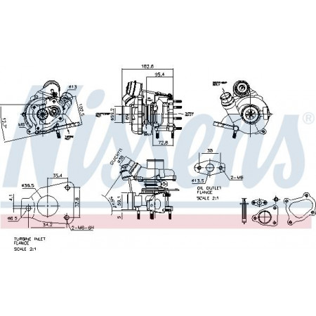 Kompressor, Aufladesystem VAUXHALL VIVARO A (X83), Bus, 08.2001 - 07.2014 Nissens 93139