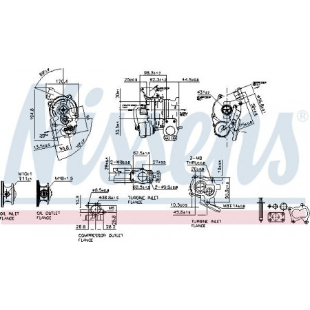 Kompressor, Aufladesystem CITROEN XSARA (N1), Schrägheck, 04.1997 - 12.2005 Nissens 93132