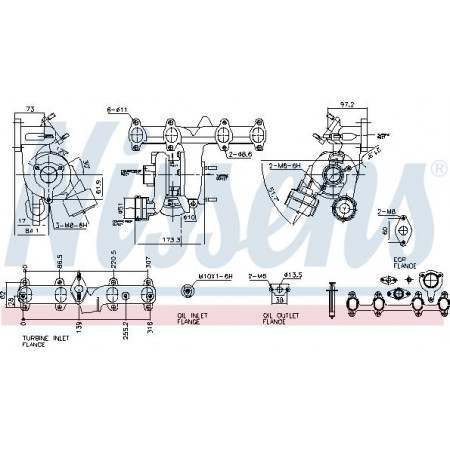 Kompressor, Aufladesystem SEAT IBIZA IV (6L1), Schrägheck, 02.2002 - 11.2009 Nissens 93124