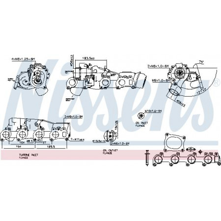 Compresor,sistem de supraalimentare Nissens 93127