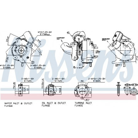 Kompressor, Aufladesystem TOYOTA AVENSIS II (_T25_), Touring, 04.2003 - 11.2008 Nissens 93241