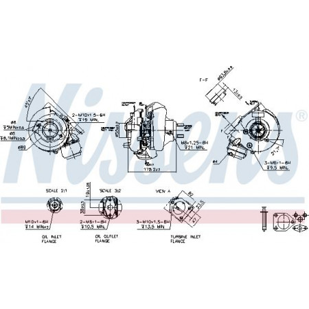 Kompressor, Aufladesystem BMW 5 - V (E60), Limousine, 12.2001 - 03.2010 Nissens 93248