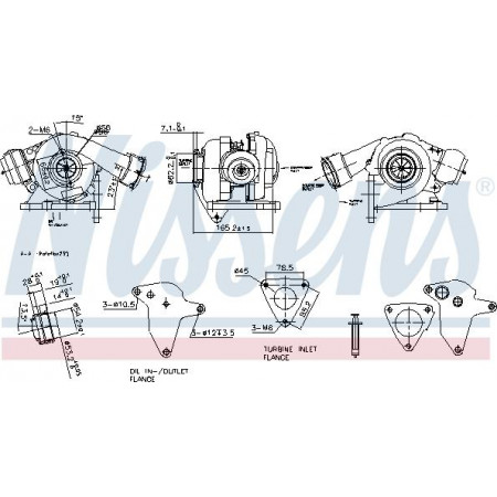 Kompressor, Aufladesystem VW MULTIVAN V (7HM, 7HN, 7HF, 7EF, 7EM, 7EN), Van, 04.2003 - 08.2015 Nissens 93254