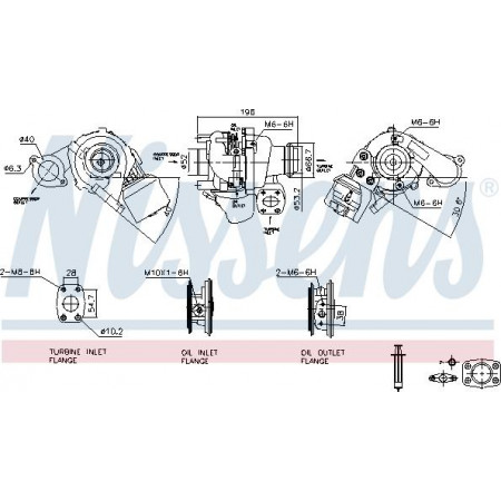 Compresseur, système de suralimentation Nissens 93258