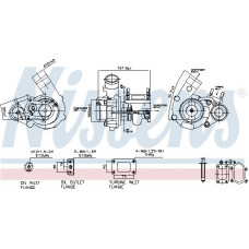 Turbocompresor Nuevo con kit de juntas IVECO DAILY CITIES DAILY IV DAILY LINE DAILY V DAILY VI MASSIF 3.0D 05.06-1 IVECO DAILY LINE, Autobús, 06.2014 - Nissens 93252