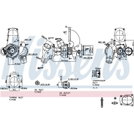 Compresseur, système de suralimentation Nissens 93205