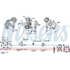 Turbocompresseur neuf avec kit de joints adapté. FORD B-MAX C-MAX II ECOSPORT FIESTA VI FIESTA VII FOCUS III FOCUS III-KOMB FORD MONDEO V (CD), Berline, 09.2012 - Nissens 93278