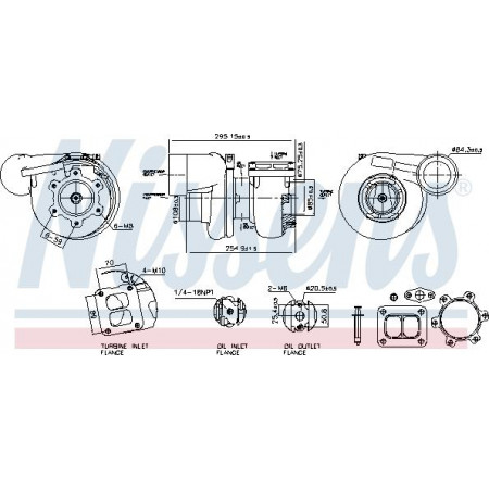 Turbocompressor Turbocompressor Nissens 93791