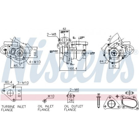 Kompressor, Aufladesystem Nissens 93732