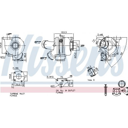 Compressor, sistema de sobrealimentação Nissens 93729