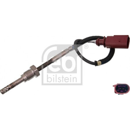 Capteur. température des gaz d'échappement Sonde de température d'échappement après DPF AUDI A4 ALLROAD B8 A4 B8 A5 Q5 2.0D 11.07- AUDI A5 (8TA), Sportback, 07.2007 - 01.2017 Febi Bilstein 49287
