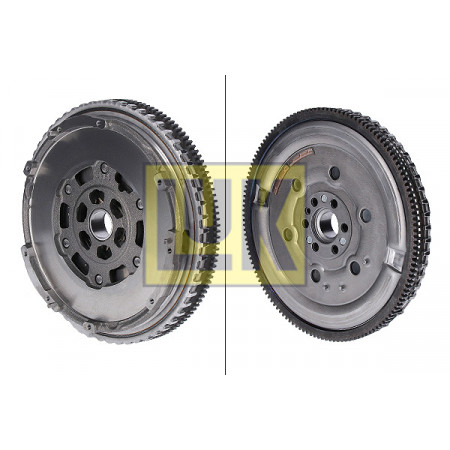 Steering wheel with manual double mass DACIA DOKKER EXPRESS MINIVAN DUSTER NISSAN JUKE PULSAR QASHQAI II RENAULT CAPTUR I C RENAULT CLIO IV (BH_), Hatchback, 11.2012 - LUK 415 0501 10