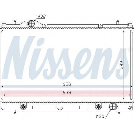 Radiator. engine cooling Engine radiator fits. CHRYSLER NEON II DODGE NEON II 1.6-1.8-2.0 CHRYSLER NEON II (NEON/PL / S), Sedan, 08.1999 - 12.2006 Nissens 69210