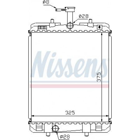 Radiator. engine cooling Engine radiator fits. CITROEN C1 C1 II PEUGEOT 107 108 TOYOTA AYGO AYGO-HATCHBACK 1.0-1.2 TOYOTA AYGO (_B1_), Hatchback Van, 07.2005 - 05.2014 Nissens 64685