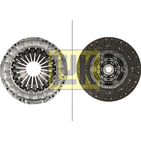 Clutch kit Clutch kit 400mm MERCEDES ACTROS MP4 - MP5 ANTOS AROCS ATEGO 3 07.11- MERCEDES-BENZ AROCS (963-2-A), 01.2013 - LUK 640 3080 09