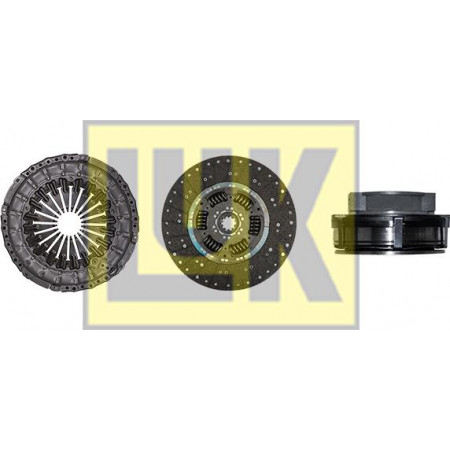 Clutch kit Clutch kit 400mm fits. DAF CF CF 65 LF LF 45 LF 55 01.01- DAF CF 65, Support frame, 01.2001 - 05.2013 LUK 640 3079 00