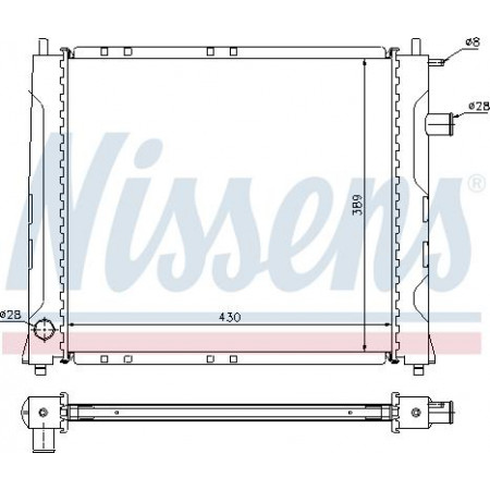 Termosifone. raffreddamento del motore Il radiatore del motore si adatta. MG MG ZR MG ZS ROVER 200 200 II 25 I 400 II 45 I STREETWISE 1.1-1.8 ROVER 200 (RF), Hatchback, 11.1995 - 11.2000 Nissens 642091