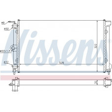 Radiator. engine cooling Engine radiator fits. VW PASSAT B2 POLO POLO II SANTANA 1.3-1.8 VW PASSAT (32B), Hatchback, 09.1979 - 06.1989 Nissens 651111
