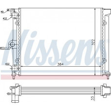 Radiador. refrigeración del motor El radiador del motor encaja. SEAT TERRA VW DERBY POLO POLO CLASSIC POLO II 0.9-1.0-1.3 SEAT TERRA (24), Touring, 01.1987 - 12.1996 Nissens 651711