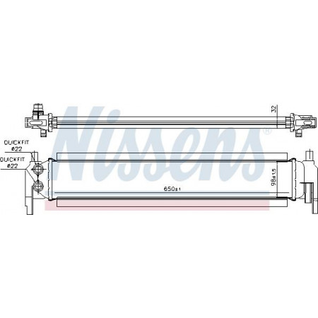 Intercooler. compresor Radiador motor Automático-Manual intercooler líquido AUDI A3 Q2 SEAT ATECA LEON LEON SC LEON S VW T-ROC (AC7), Cabriolet, 12.2019 - Nissens 65318
