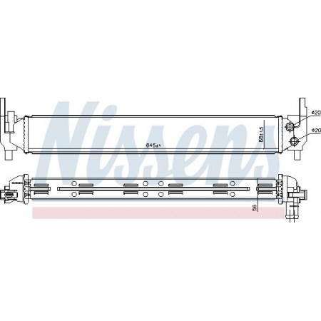 Intercooler. compresor Radiator motor Automat-Manual lichid intercooler AUDI A1 SEAT IBIZA IV IBIZA IV SC IBIZA I SKODA RAPID Spaceback (NH1), Hatchback, 07.2012 - 12.2019 Nissens 65331