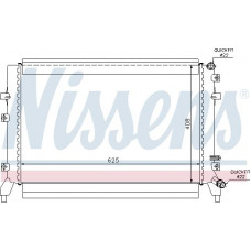 Intercooler. compressor Liquid engine radiator intercooler AUDI A3 SKODA OCTAVIA II SUPERB II YETI VW BEETLE CADDY VW PASSAT (362), Sedan, 08.2010 - 12.2015 Nissens 65294