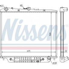 Radiator. engine cooling Engine radiator fits. ISUZU TROOPER II TROOPER III OPEL MONTEREY A 3.0D-3.1D-3.2 ISUZU TROOPER III (UBS / TROOPER), Crossover, 05.1998 - 08.2004 Nissens 60852