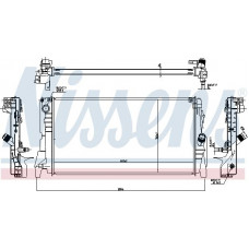 Termosifone. raffreddamento del motore Il radiatore del motore si adatta. BMW 2 F45 2 GRAN TOURER F46 2 GRAN TOURER VAN F46 X1 F48 X2 F39 MINI COUNTR BMW 2 Gran Tourer (F46), Furgone, 07.2014 - Nissens 60863