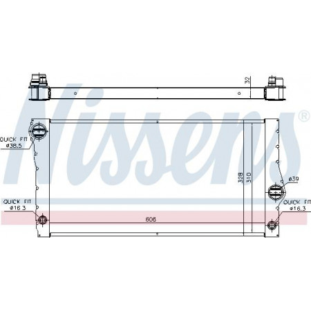 Radiator. motorkoeling Motorradiator past. BMW 5 F10 5 F11 5 GRAN TURISMO F07 3.0 BMW 5 Gran Turismo VI (F07), Hatchback, 01.2009 - 02.2017 Nissens 60828