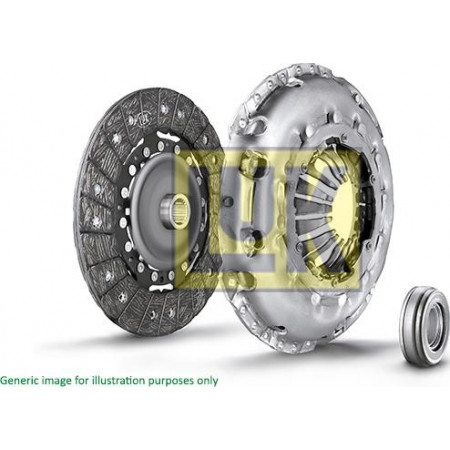 Koppelingsset Koppelingsset met hydraulisch lager 220 mm past. AUDI A1 A1 CITY CARVER SEAT ARONA IBIZA IV IBIZA IV SC IBIZA SEAT IBIZA V (6J5, 6P1), Hatchback, 03.2008 - 12.2017 LUK 622 3487 00