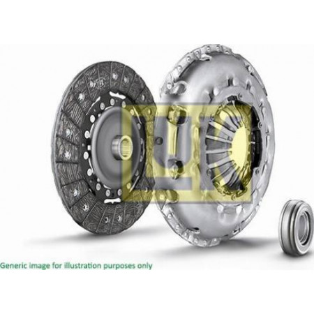 Set ambreiaj Kit ambreiaj Cu capac ambreiaj cu placa cilindrului sclav ambreiaj cu placa de presiune fara rulment de eliberare 2 VW GOLF III (1H1), Hatchback, 08.1991 - 07.1998 LUK 621 0633 00