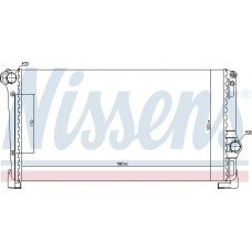Kühler. Motorkühlung Motorkühler Manuell passend. FIAT IDEA PUNTO PUNTO-HATCHBACK LANCIA MUSA YPSILON 1.3D LANCIA MUSA (350_), Van, 10.2004 - 09.2012 Nissens 61896