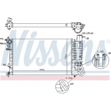 Radiador. arrefecimento do motor Radiador automático do motor com os primeiros elementos adequados. CITROEN ZX PEUGEOT 306 1.6-2.0 CITROEN ZX Estate (N2), Touring, 10.1993 - 07.1999 Nissens 61381A